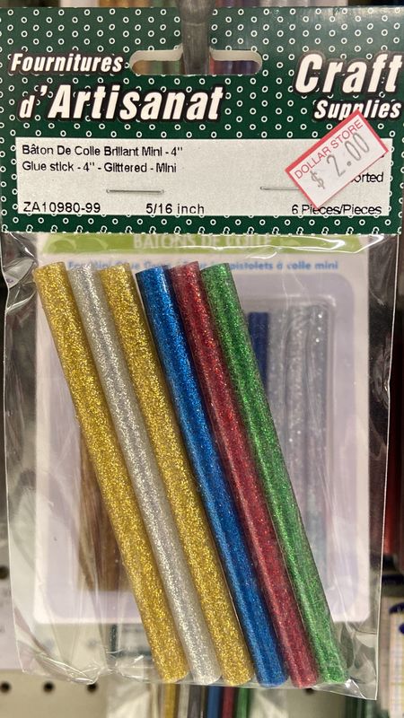 Ugarit: Asst. Colors 4&quot; Glue Stick Glittered