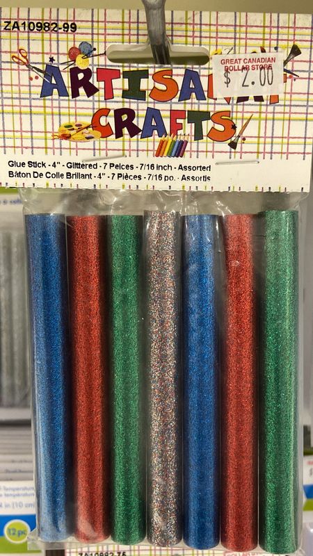 Ugarit: Asst. Color 7/16&quot; Glittered Glue Stick