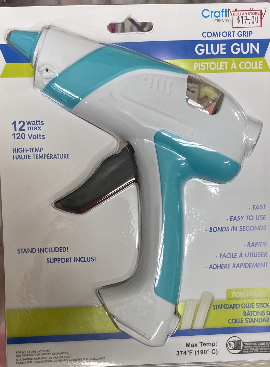 CraftMedley: 12W Comfort Grip Glue Gun