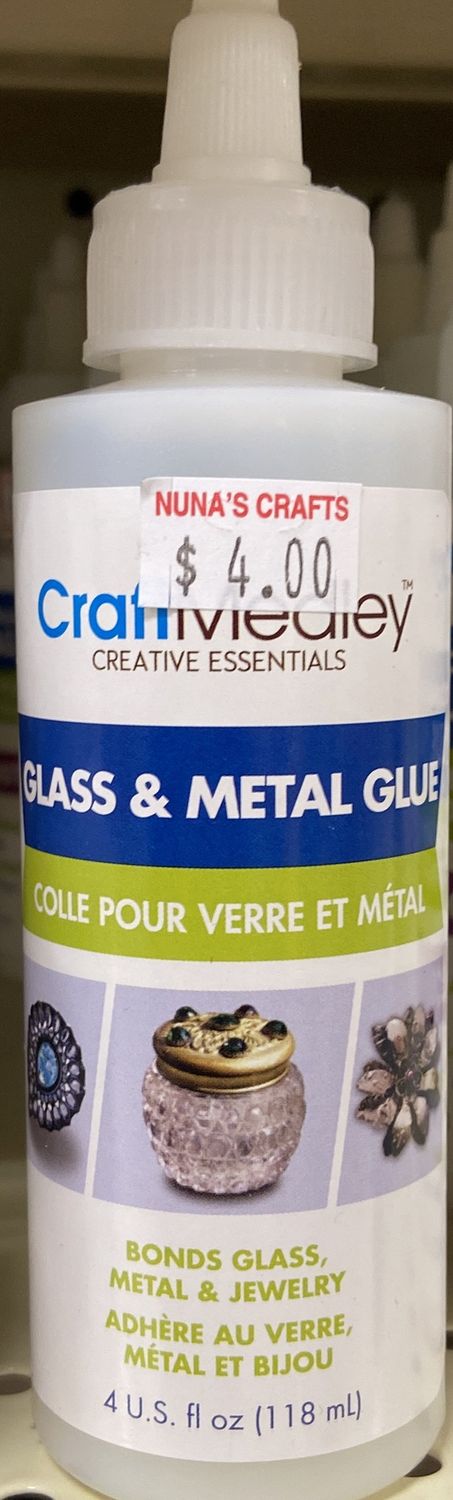 CraftMedley: Glass &amp; Metal Glue 4 oz