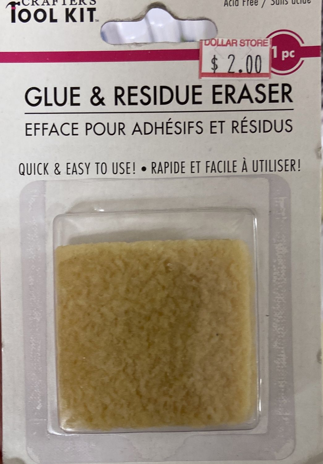 Crafters Tool Kit: Glue &amp; Residue Eraser