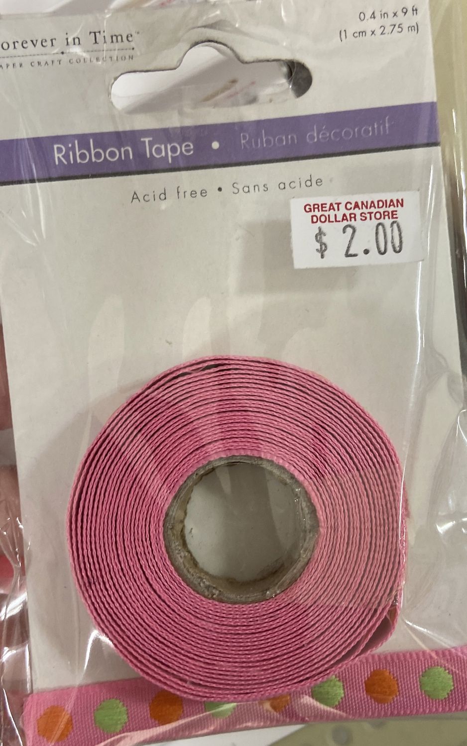 MultiCraft: “Pink Fiesta” Ribbon Tape