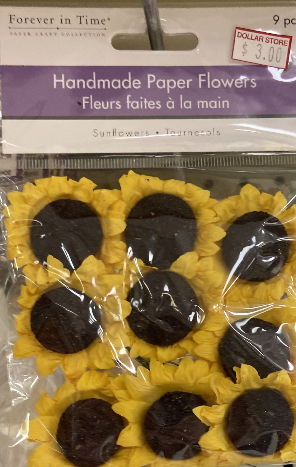 MultiCraft: Yellow Handmade Paper Sunflowers