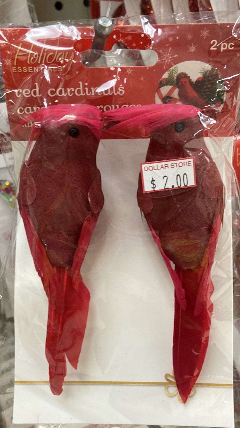 Holiday Essentials: 2 Red Cardinals