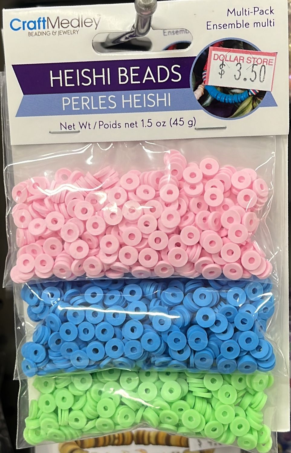 MultiCraft: Pastel Heishi Beads Multi-Pack 1.5oz 