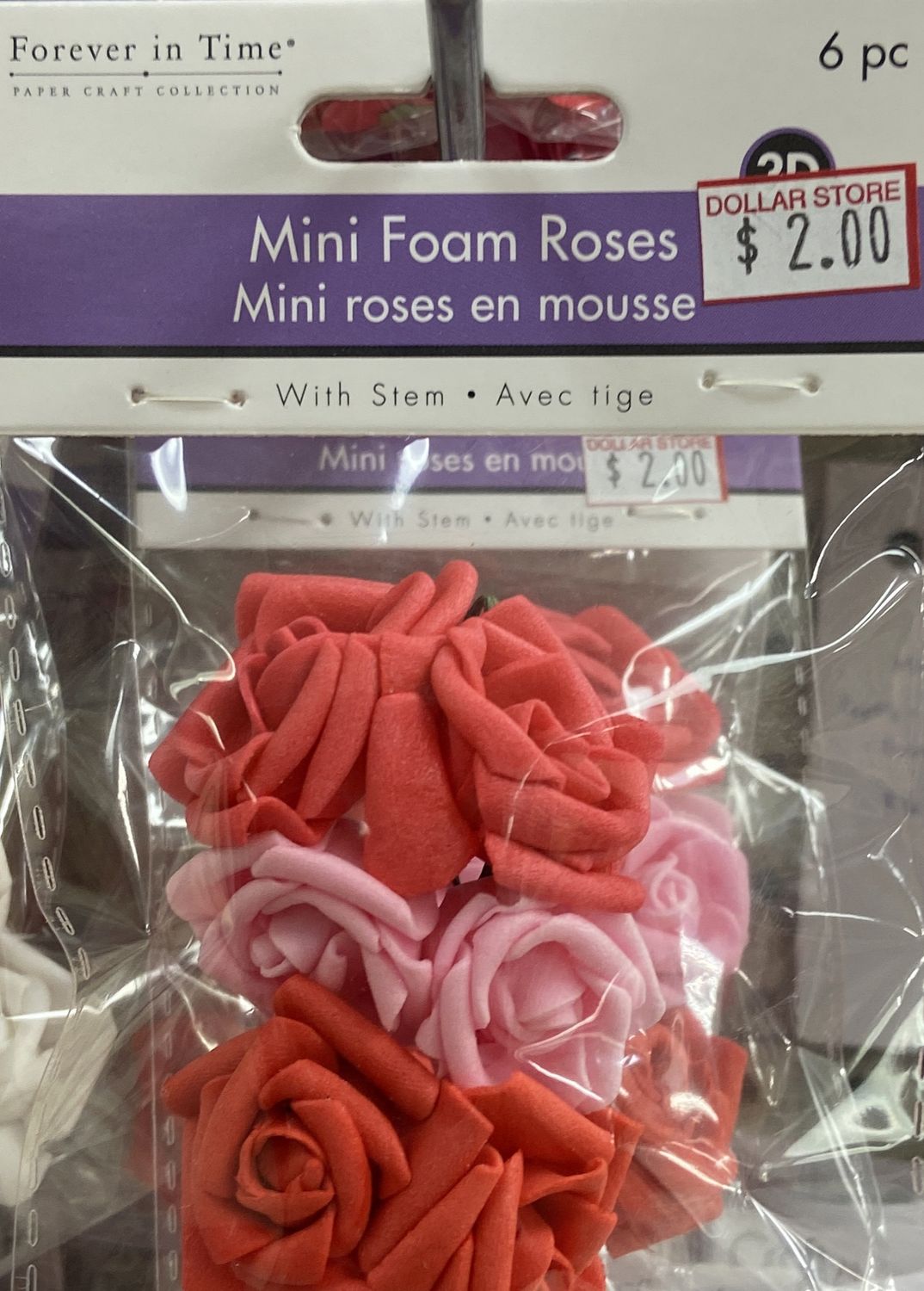 MultiCraft: “Red Rose” Mini Foam Roses