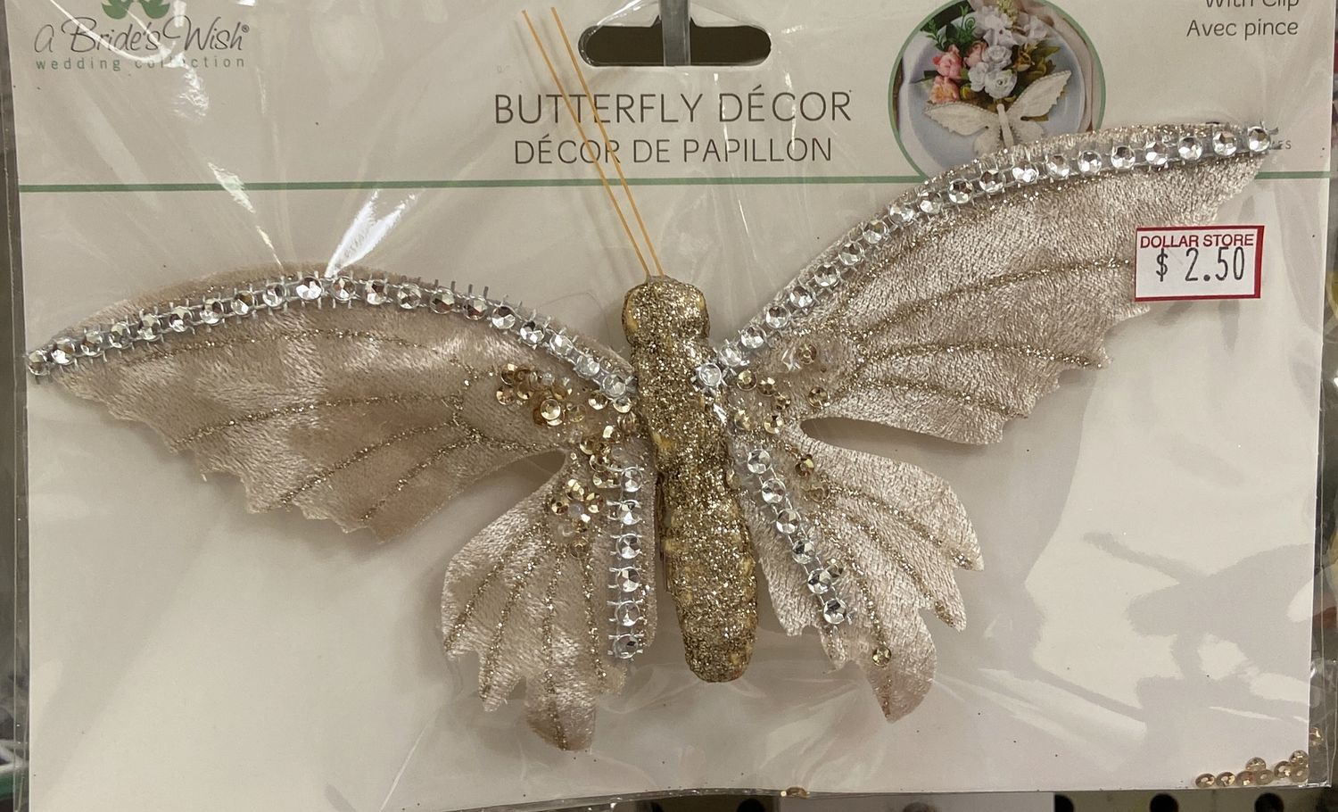 MultiCraft: Champagne Butterfly Decor