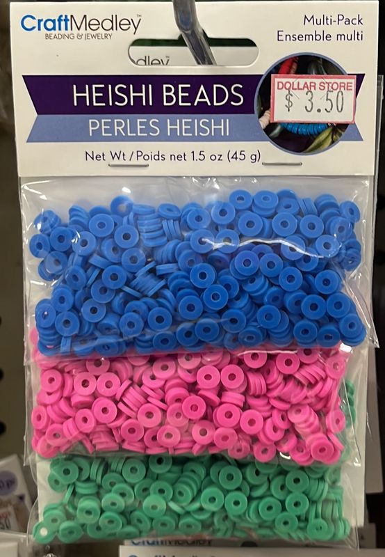 MultiCraft: &quot; Vivid&quot; Heishi Beads Multi-Pack 1.5oz 