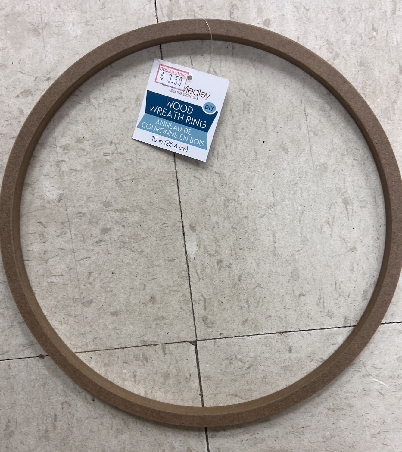 CraftMedley: 10&quot; Wood Wreath Ring