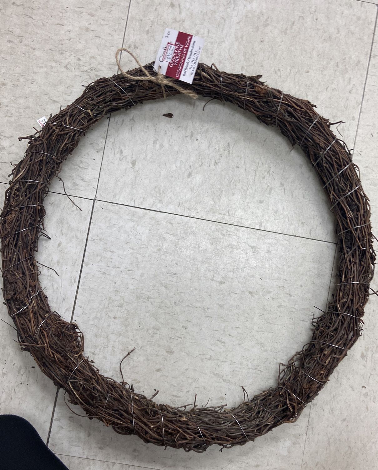 CraftDecor: 10&quot;/14&quot;/18&quot; Grapevine Wreaths