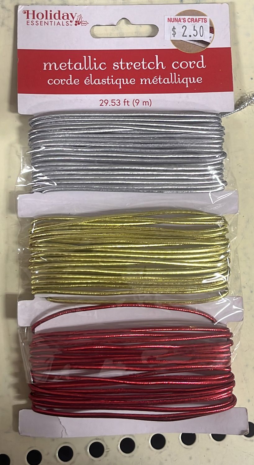 metallic stretch cord GX563