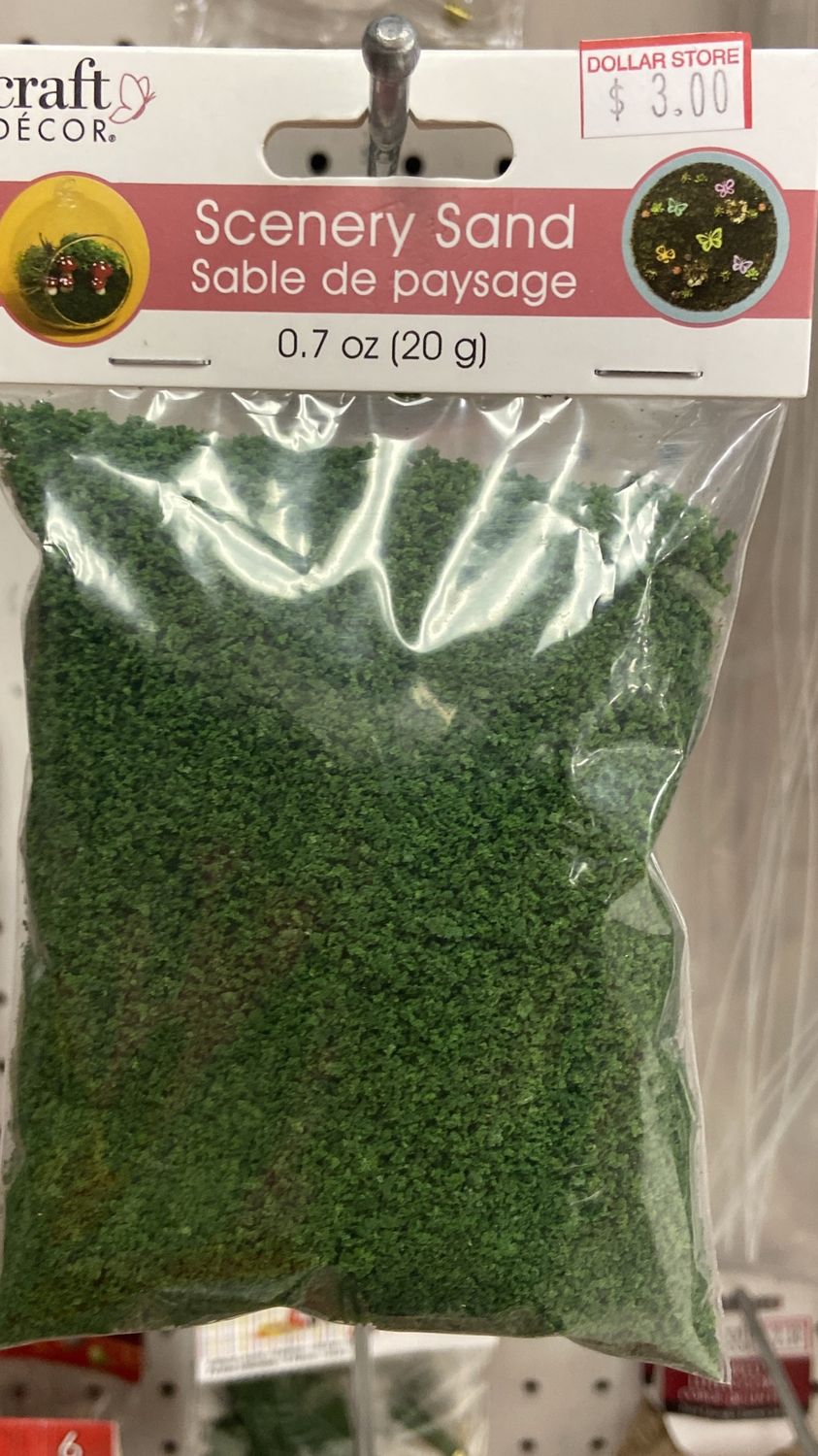 CraftDecor: Fairy Garden Green Scenery Sand