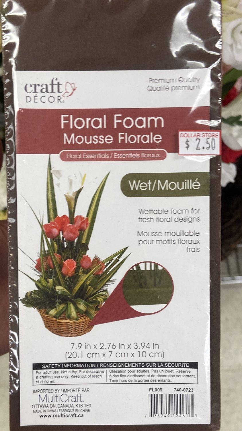 CraftDecor: Wet Floral Foam