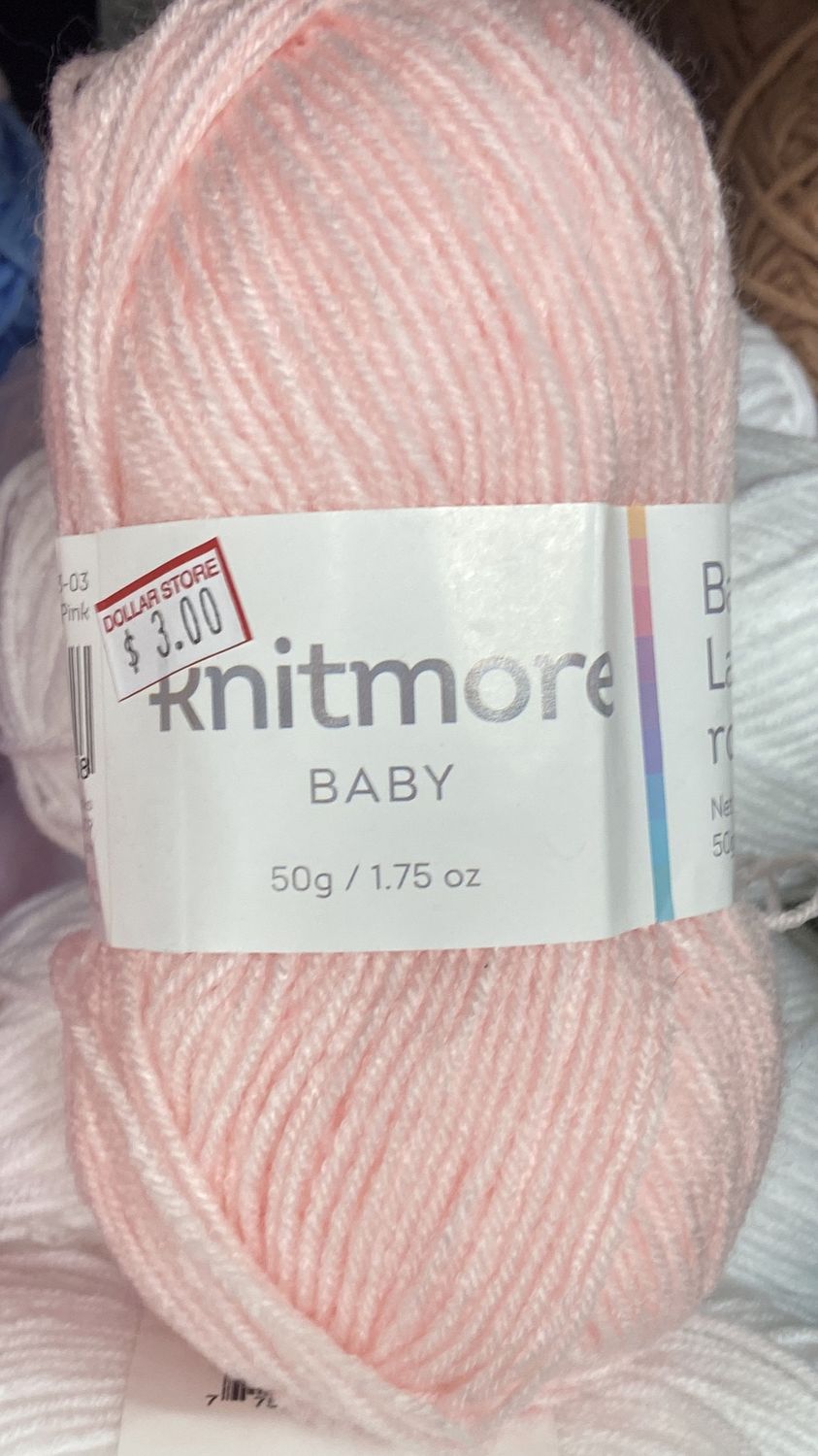 Knitmore: “Baby Pink” Baby Yarn