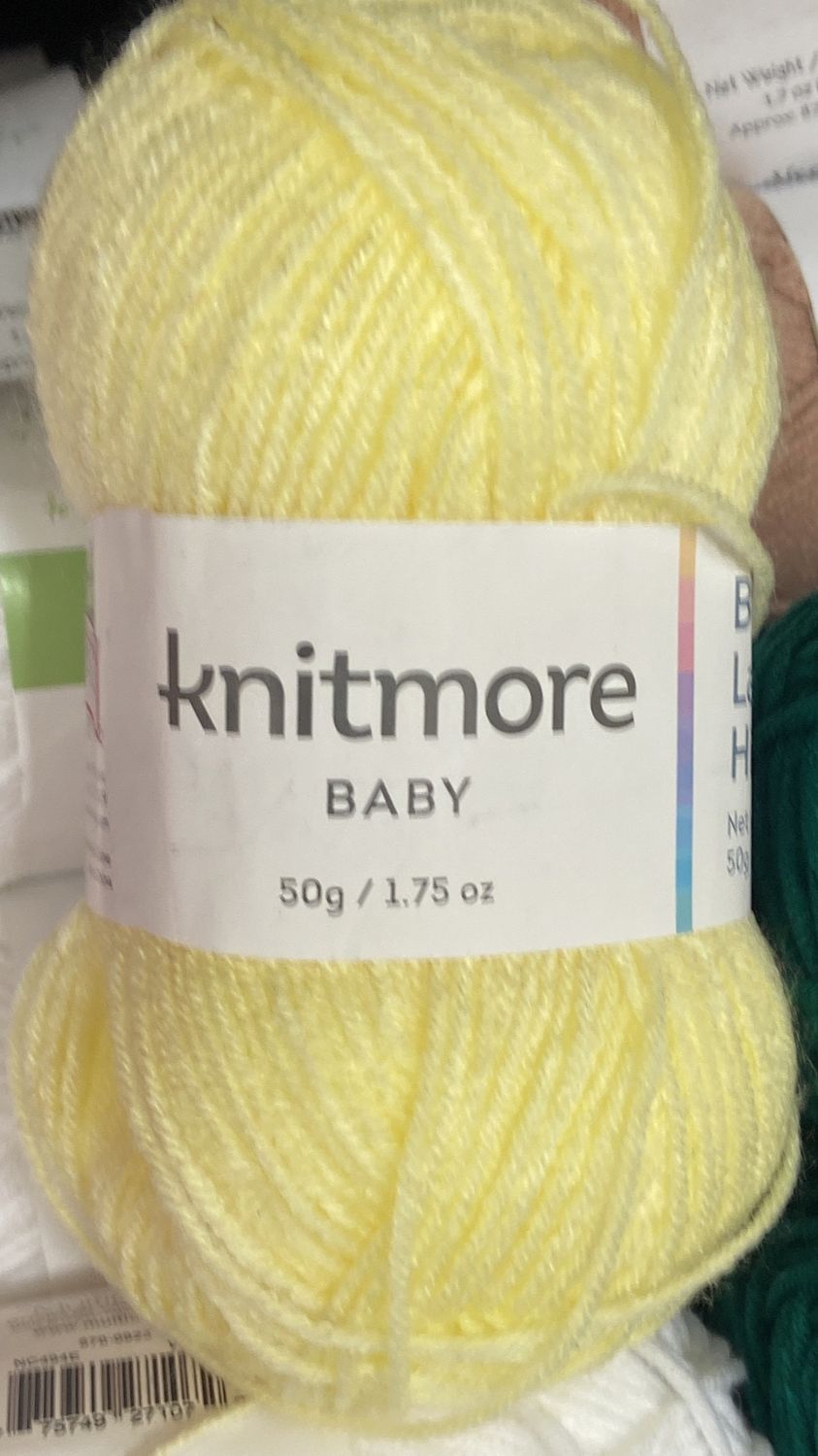 Knitmore: “Baby Yellow” Baby Yarn