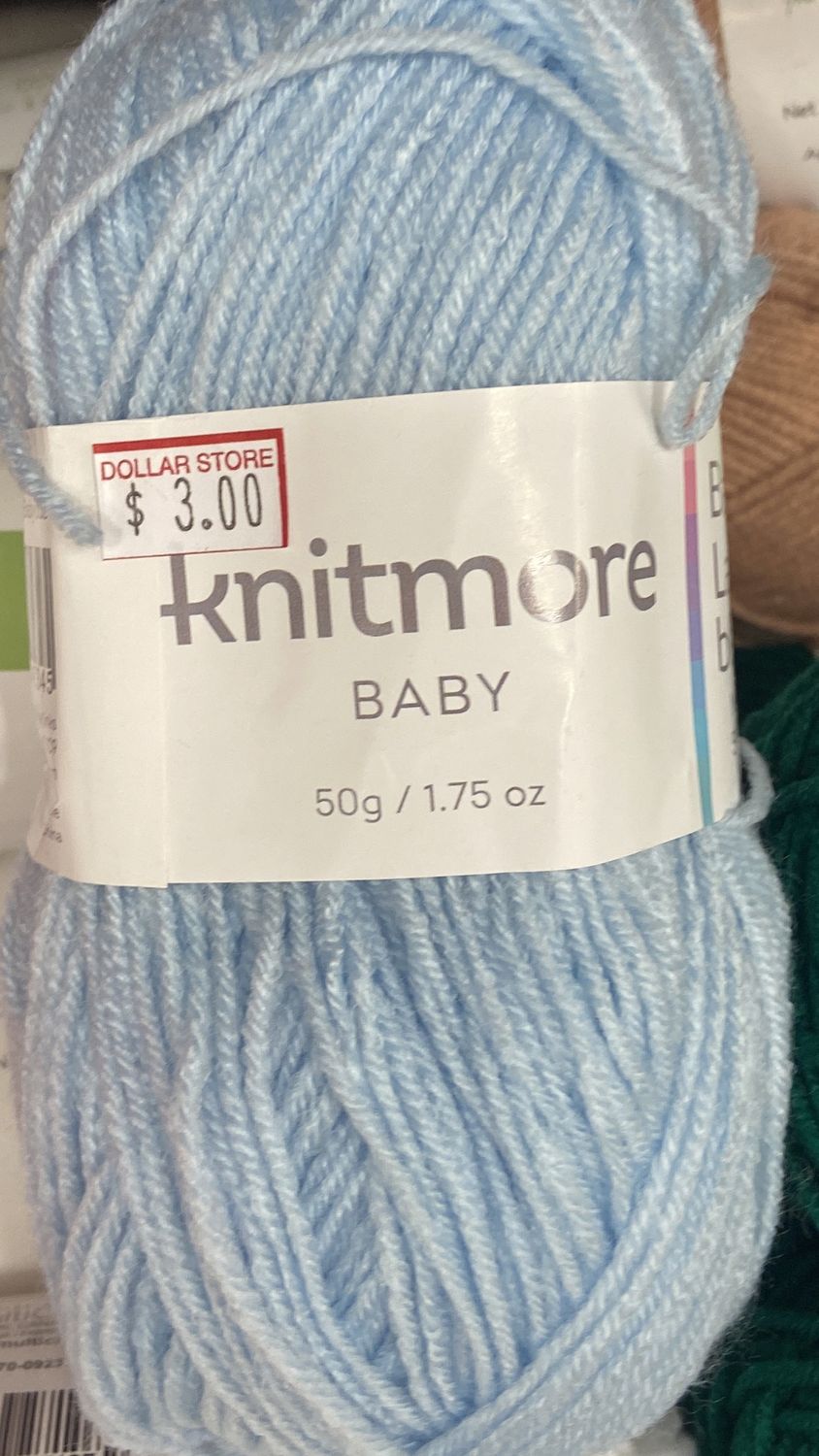 Knitmore: “Baby Blue” Baby Yarn