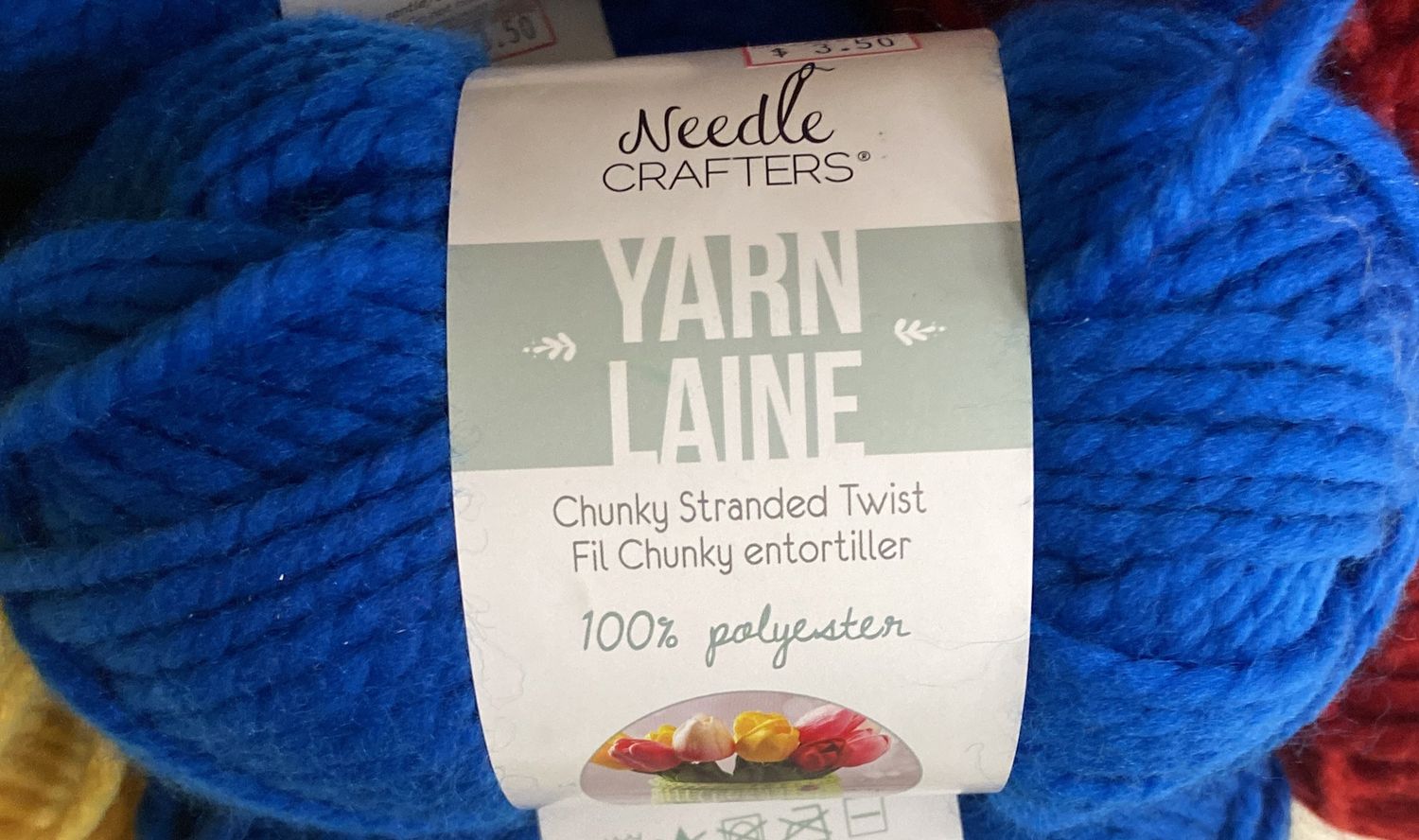 MultiCraft: Royal Blue Chunky Stranded Twist Yarn