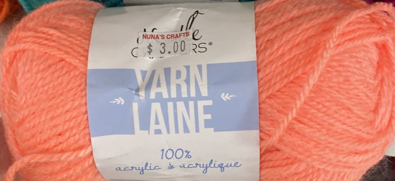 MultiCraft: Bright Salmon - 100% Acrylic Yarn