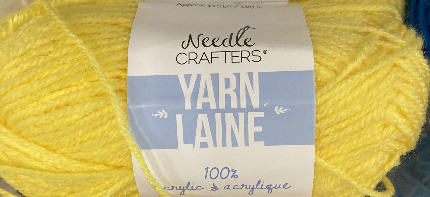 MultiCraft: Yellow 100% Acrylic Yarn