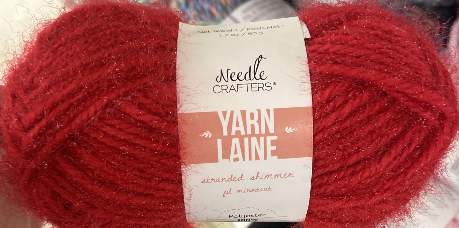 MultiCraft: Retro Red Stranded Shimmer Yarn