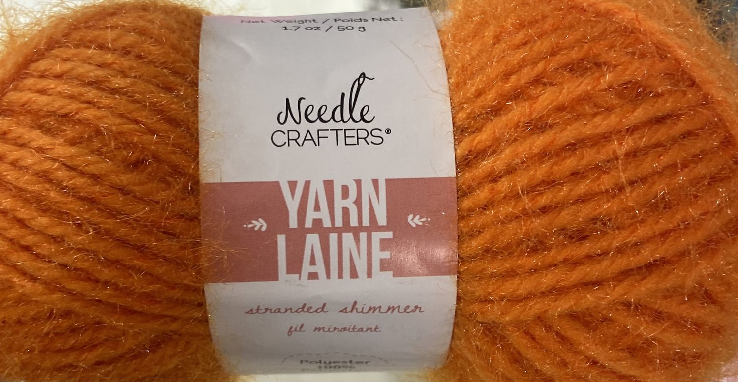 MultiCraft: Tangerine Stranded Shimmer Yarn