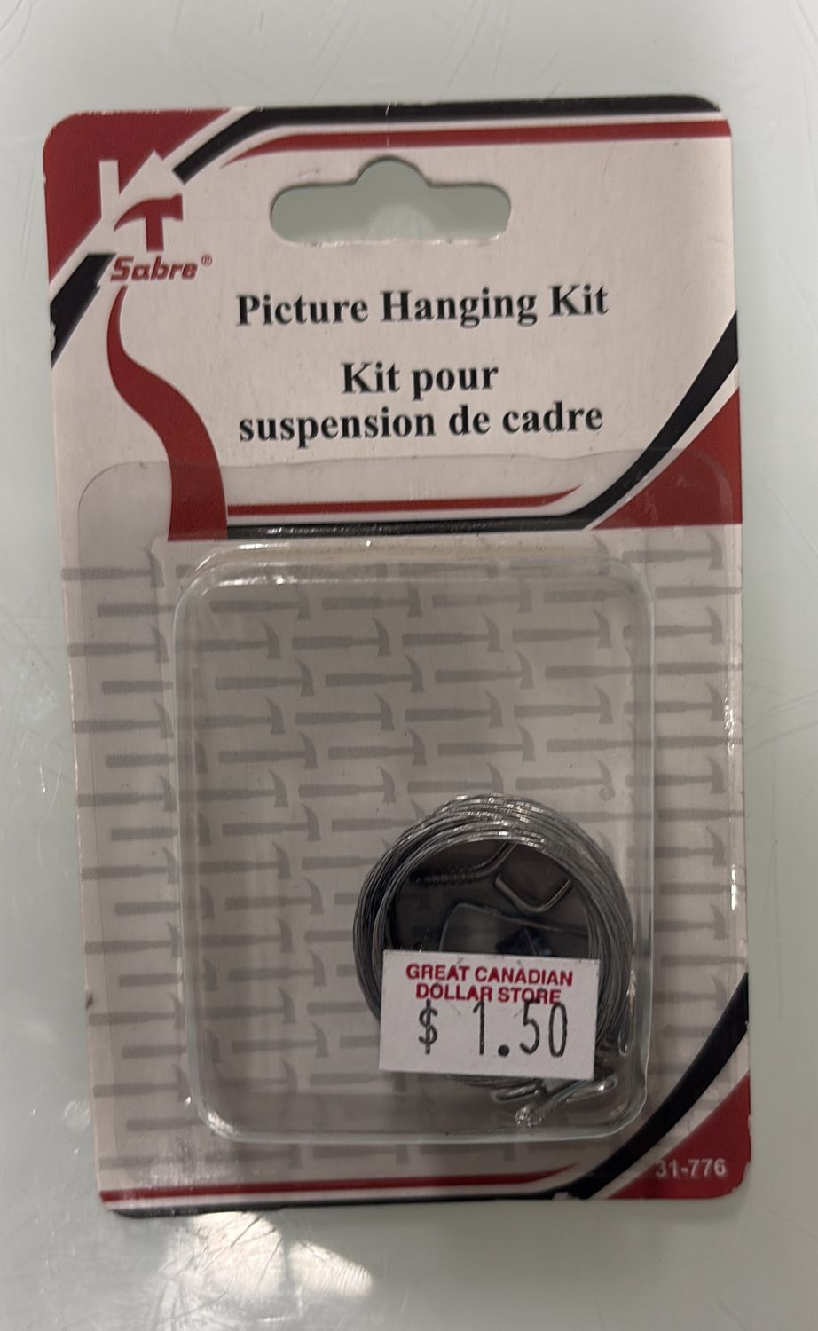 Picture hanging kit