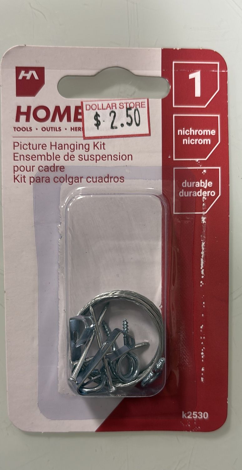 Picture hanging kit 1