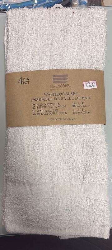 Washroom set 4pcs