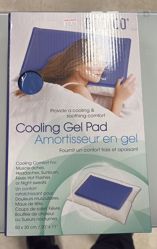 Cooling gel pad