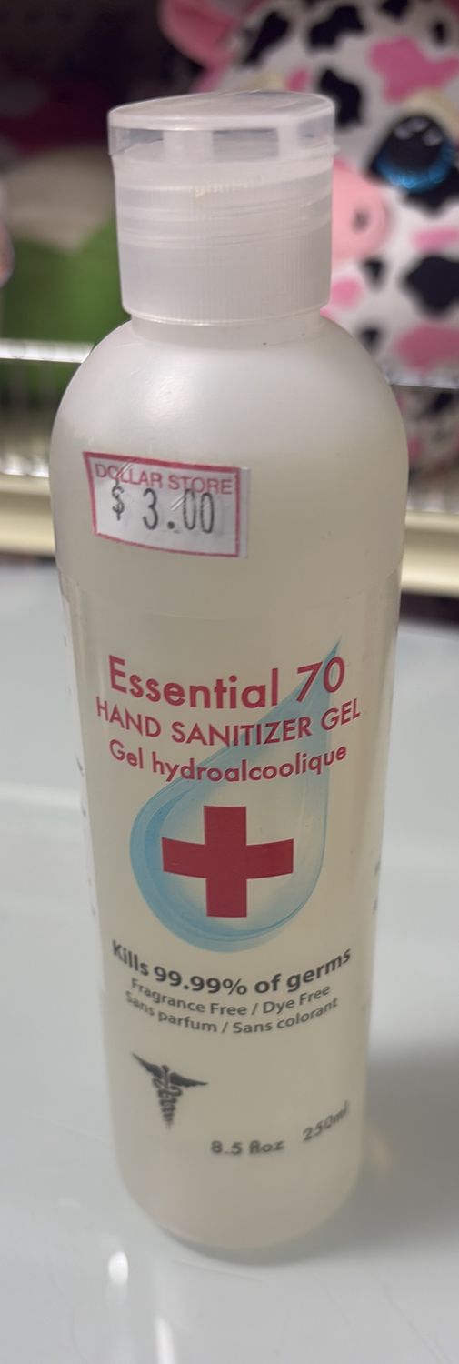 Essential 70 Hand Sanitizer Gel