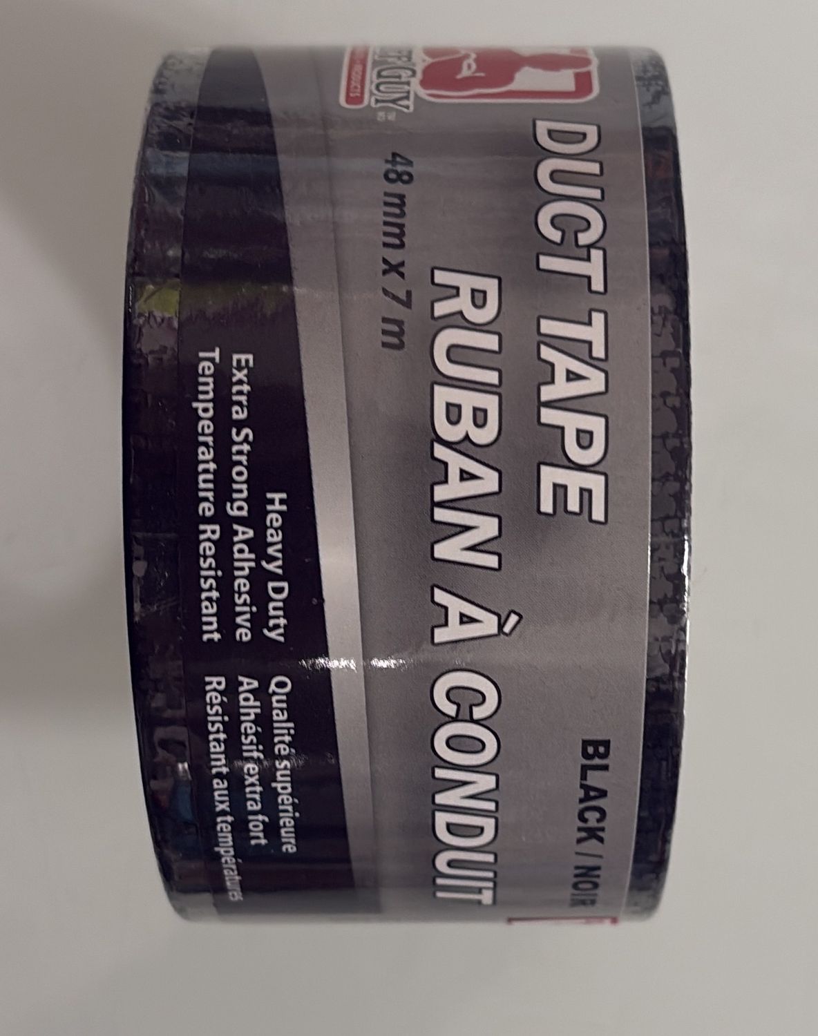 Dorfin: Black Duct Tape - 48mm x 7m