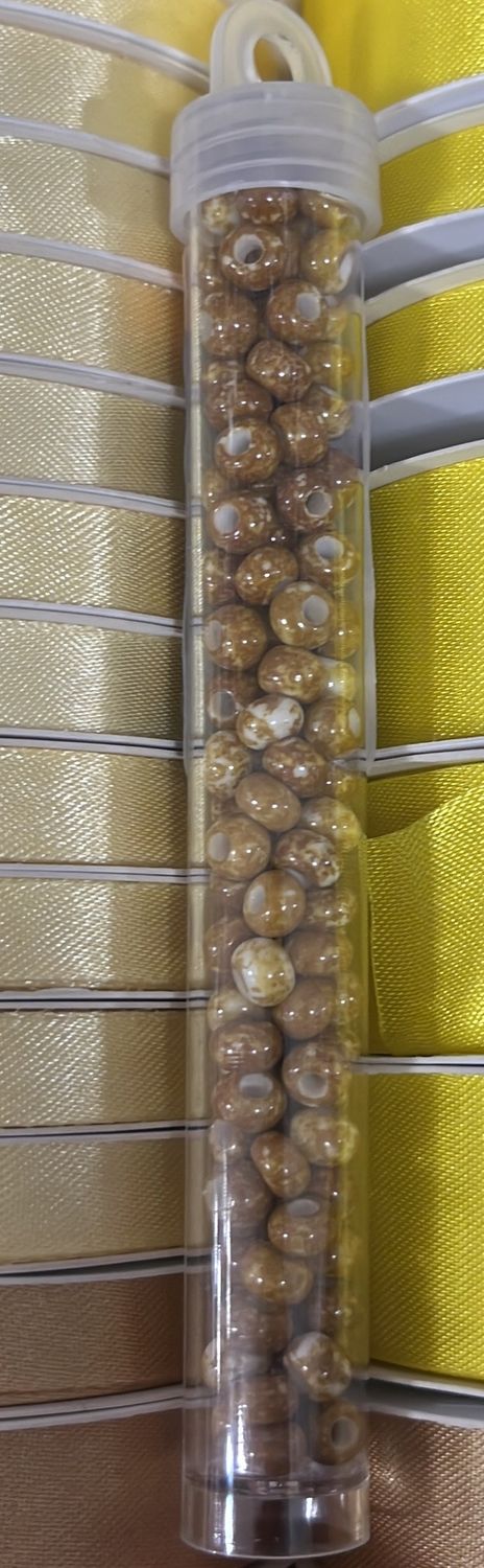 0/2 Czech Seed Beads (63210002-002 Sepeckled Brown)