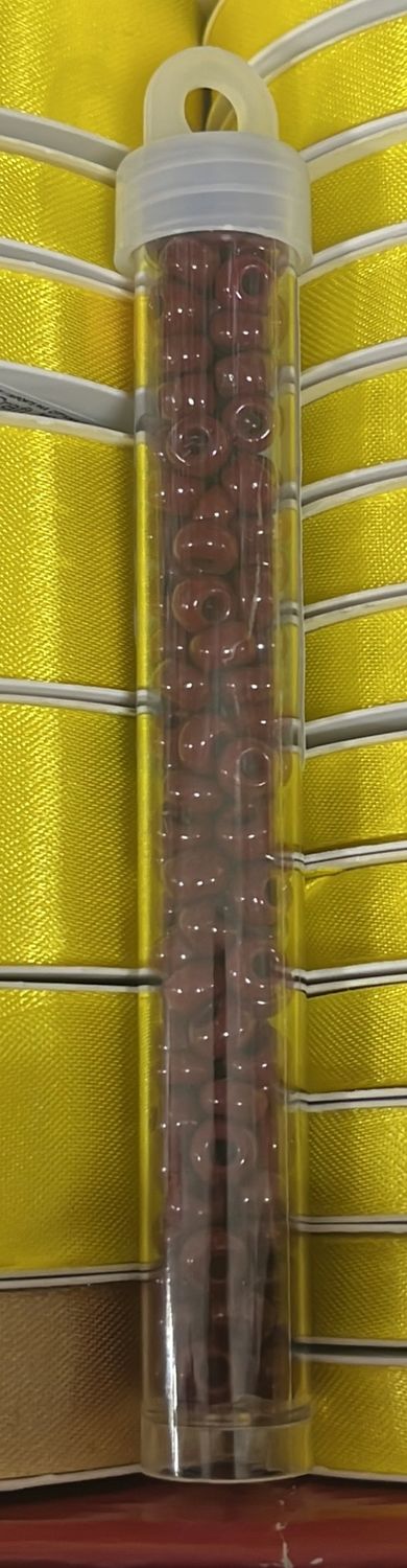 0/2 Czech Seed Beads (63210002-012 Dark Red)