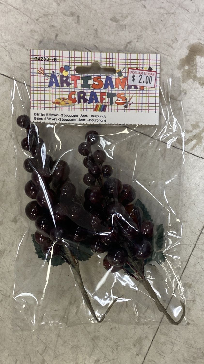 Ugarit: 2 Bouquets Burgundy Berries