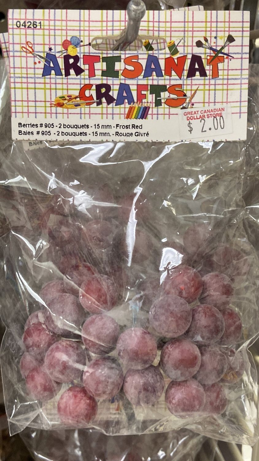 Ugarit: 2 Bouquets 15mm Frost Red Berries