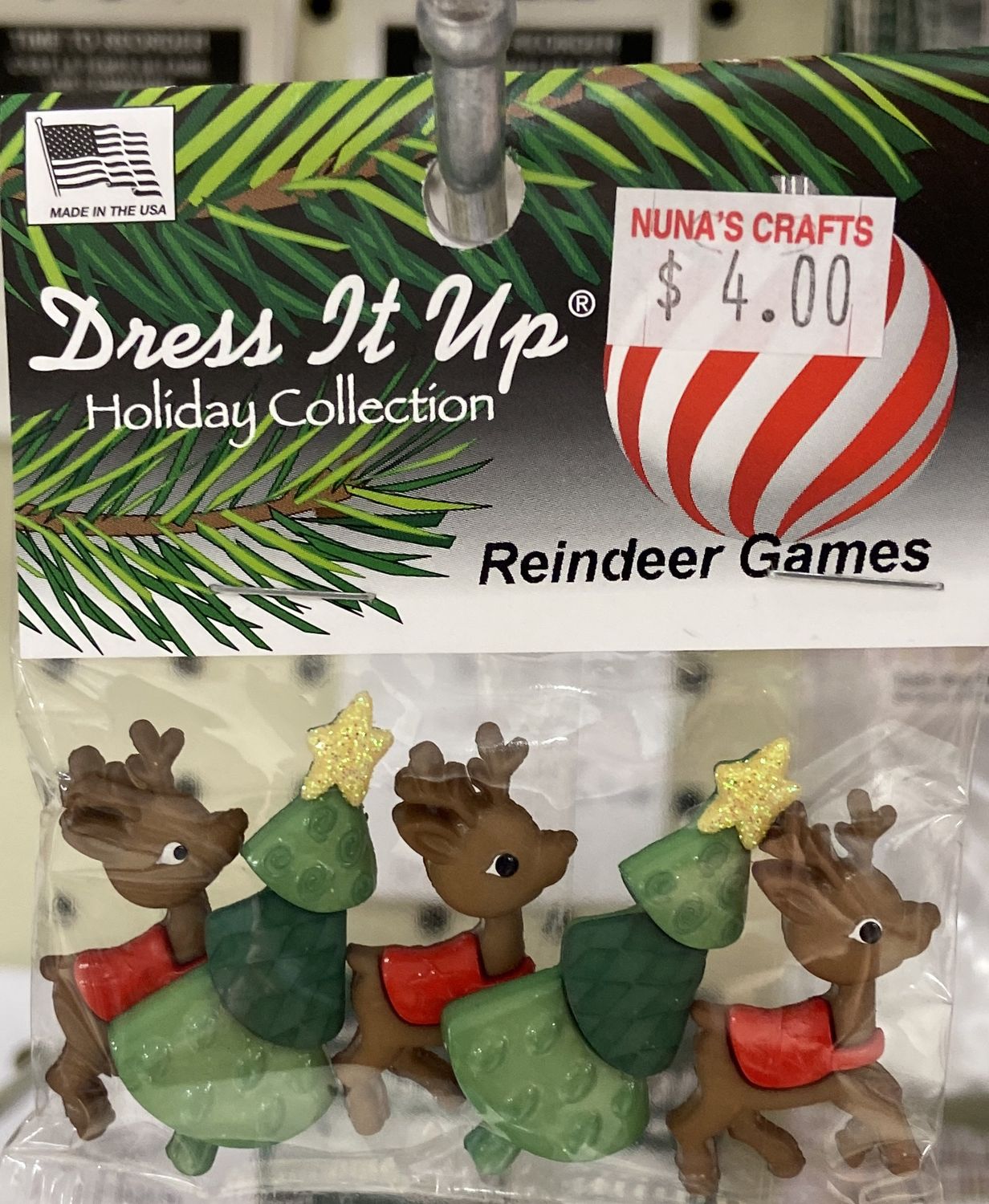 Dress It Up: Reindeer Games - Buttons