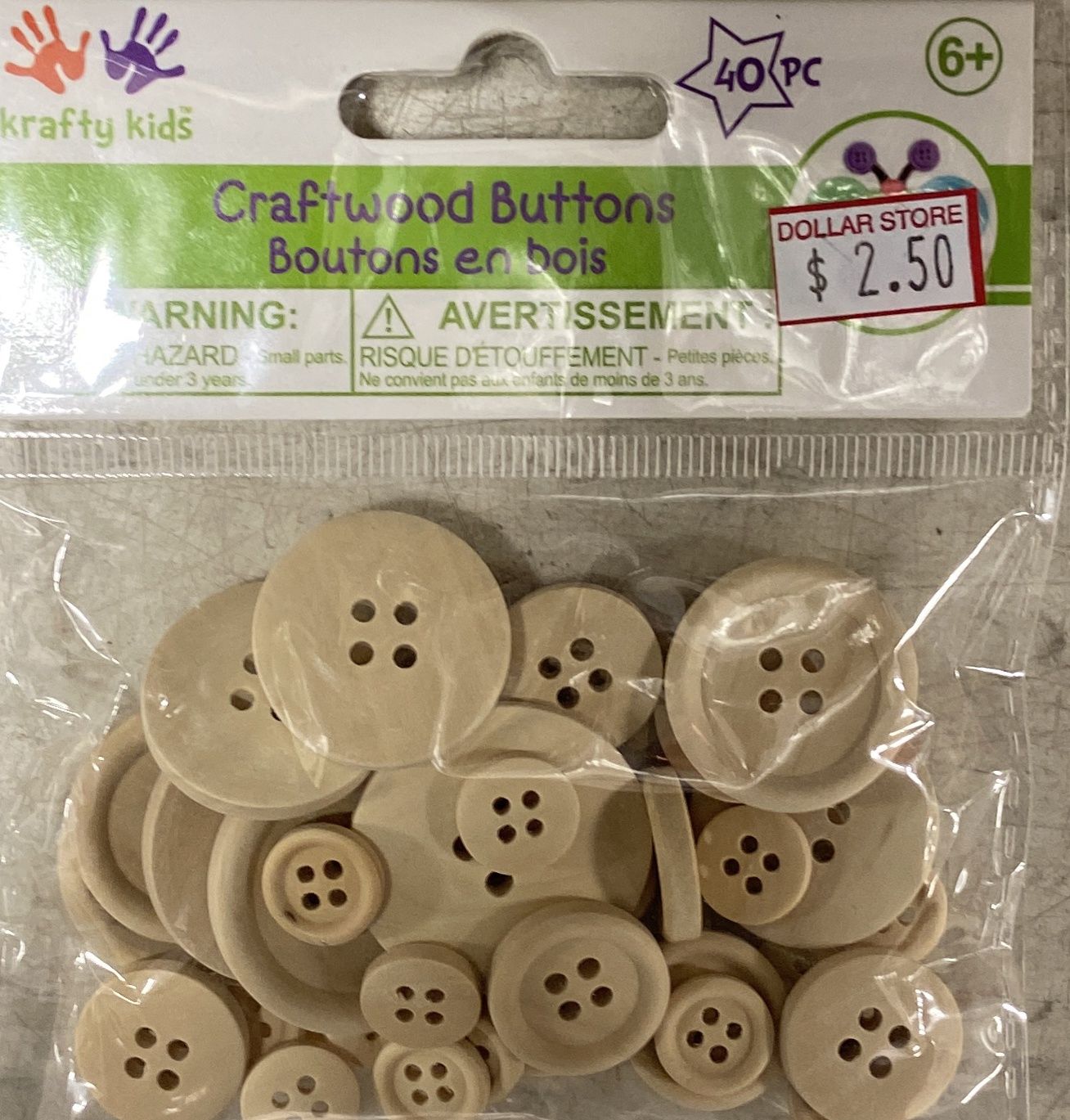 Krafty Kids: Craftwood Buttons