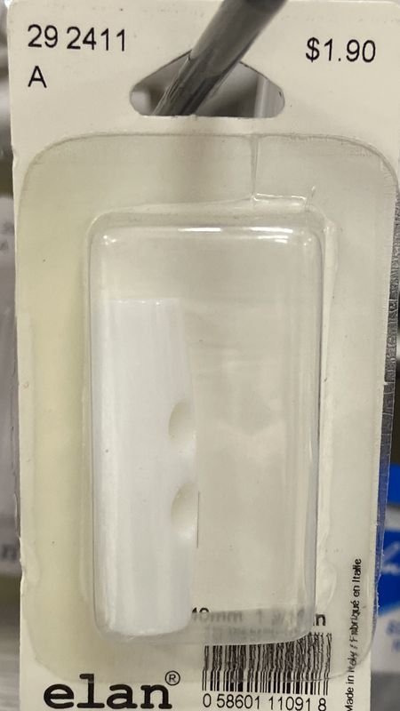 Elan: 40mm Two Hole Button