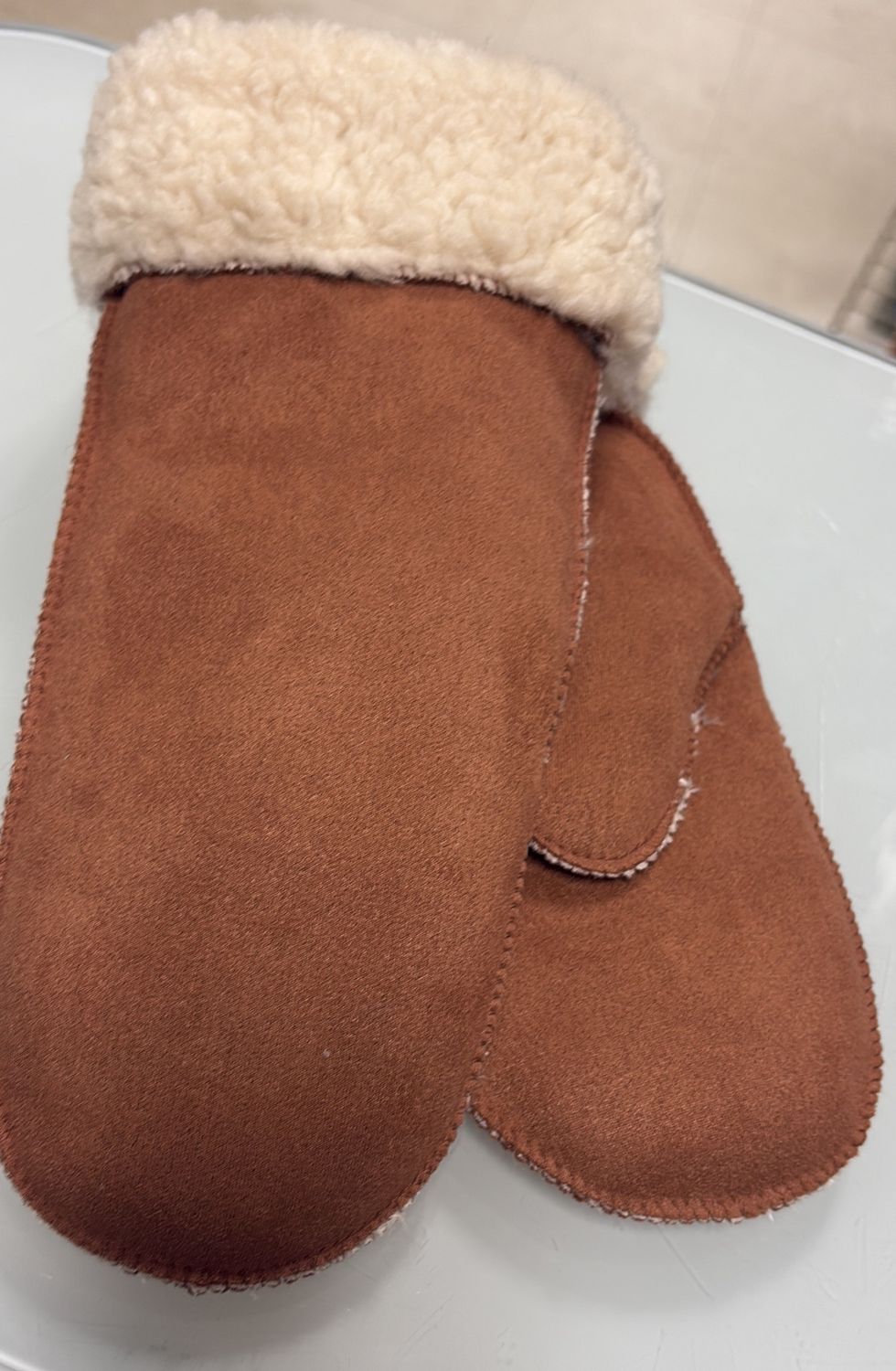 Nordic trail sherpa mitts