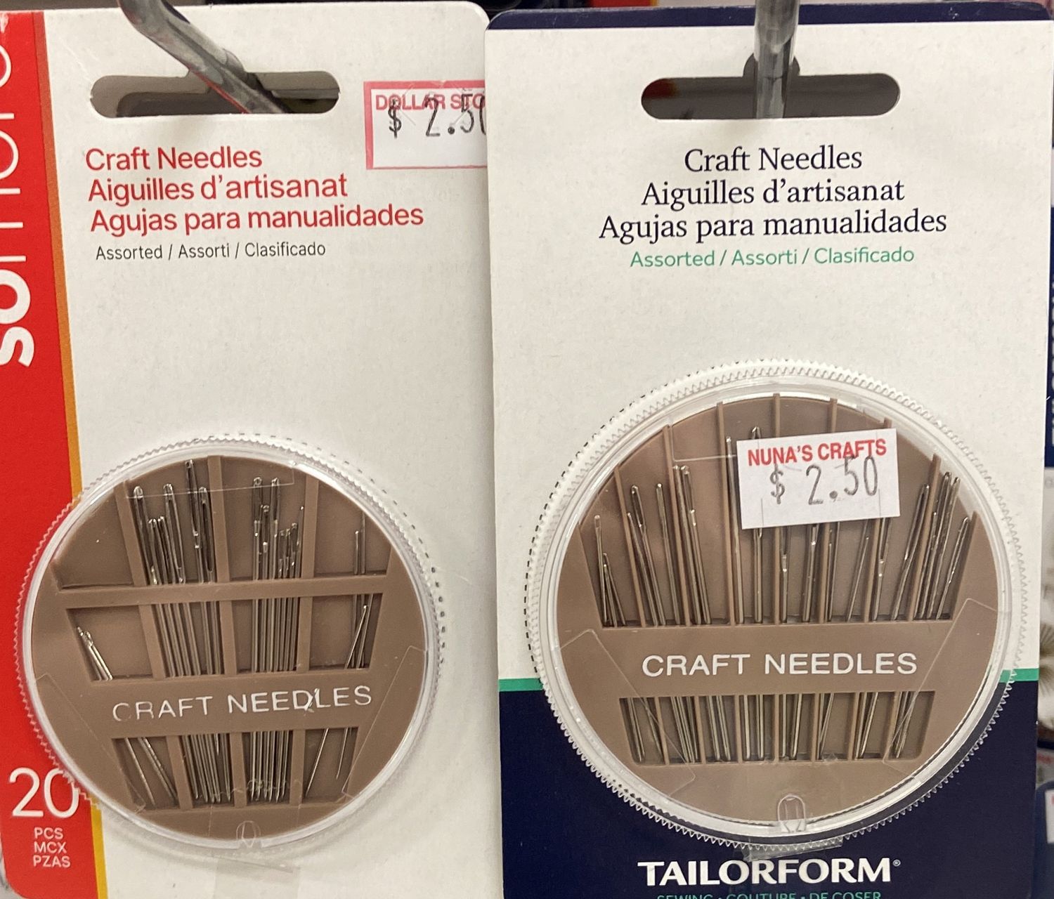 Symak: 20pc Assorted Craft Needles