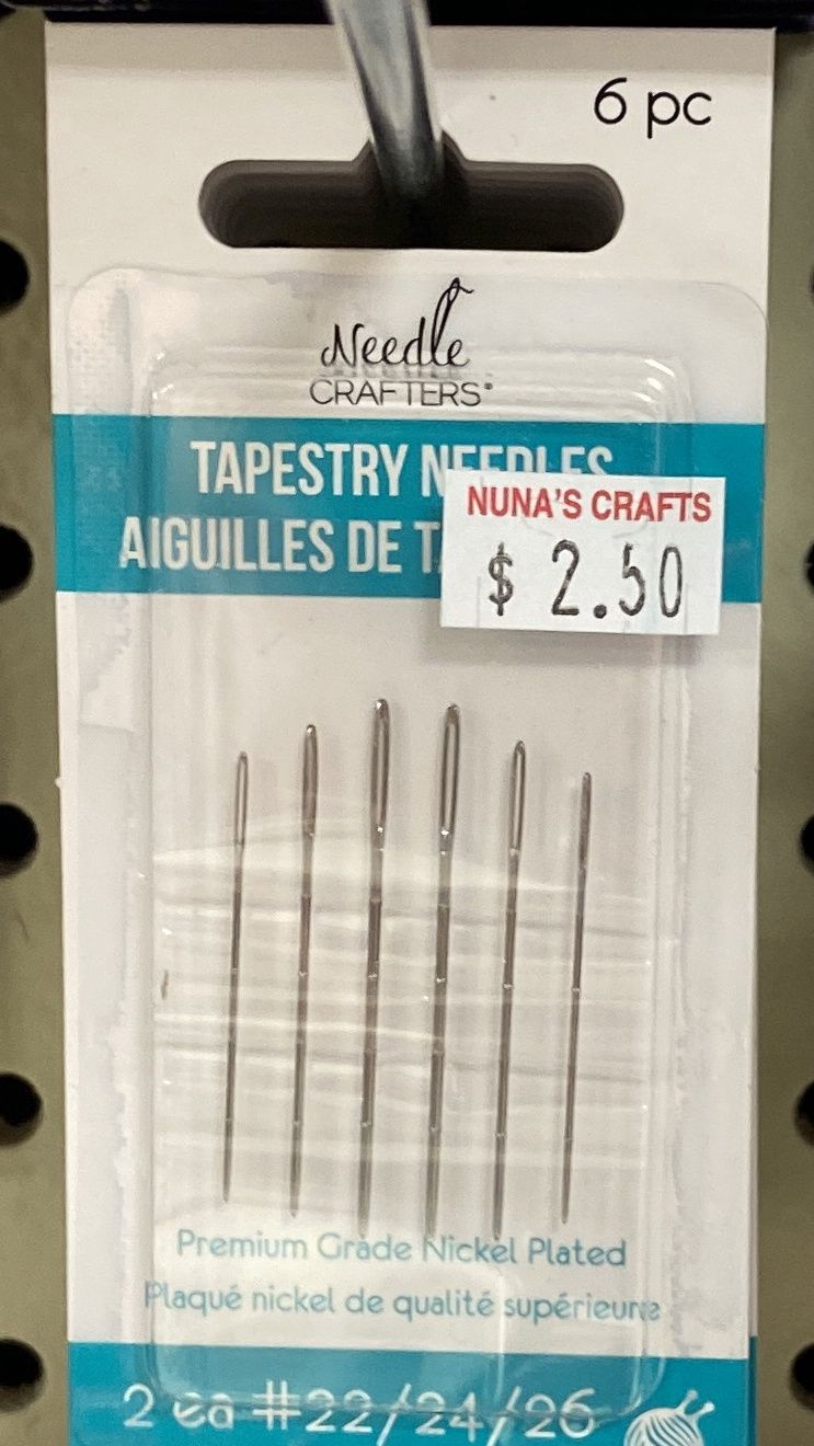 Needle Crafters: #22/24/26 Tapestry Needles
