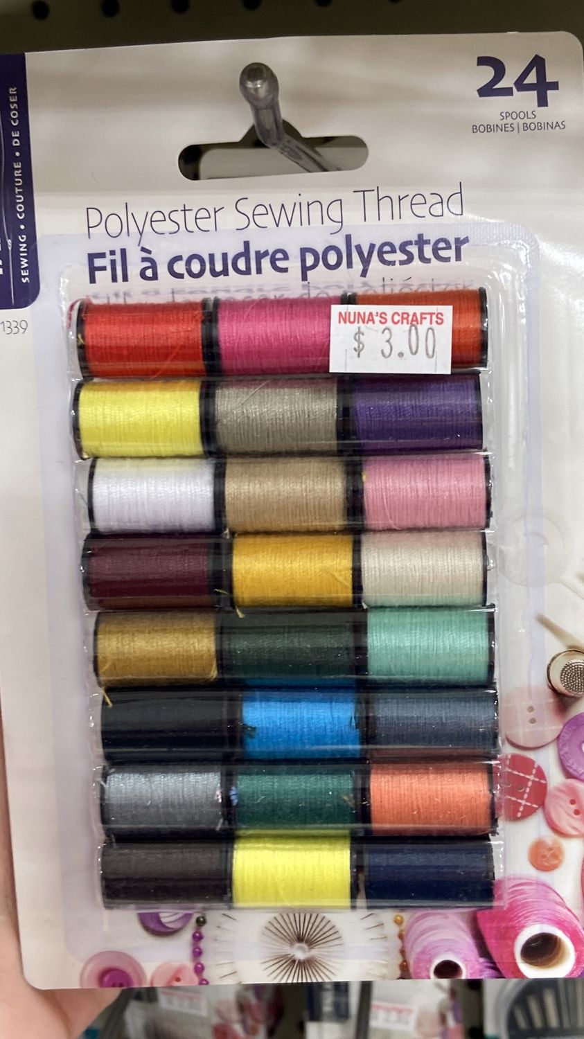 Tailorform: 24pc Polyester Sewing Thread