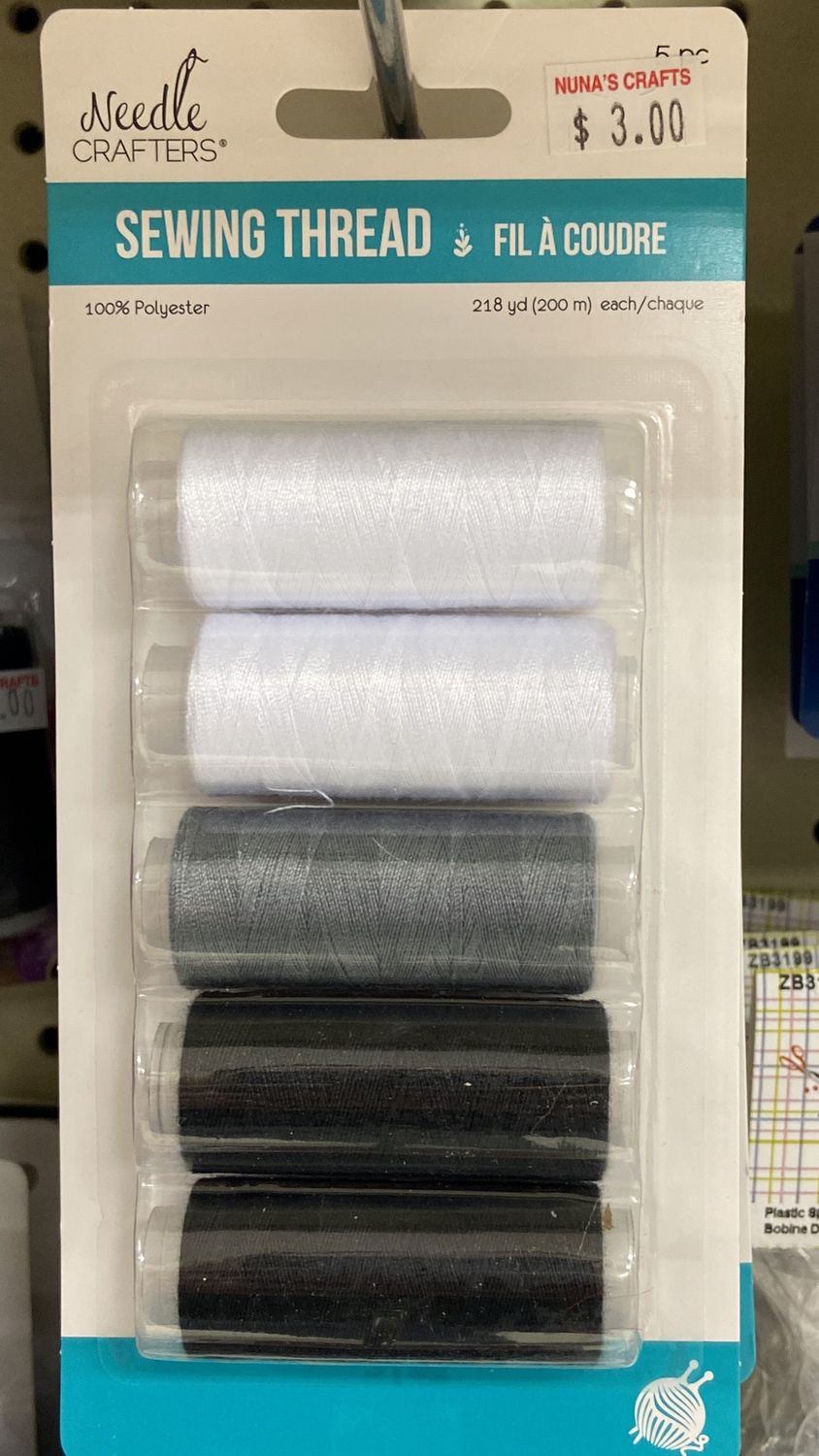 Needle Crafters: Classic Asst. 5x Sewing Thread