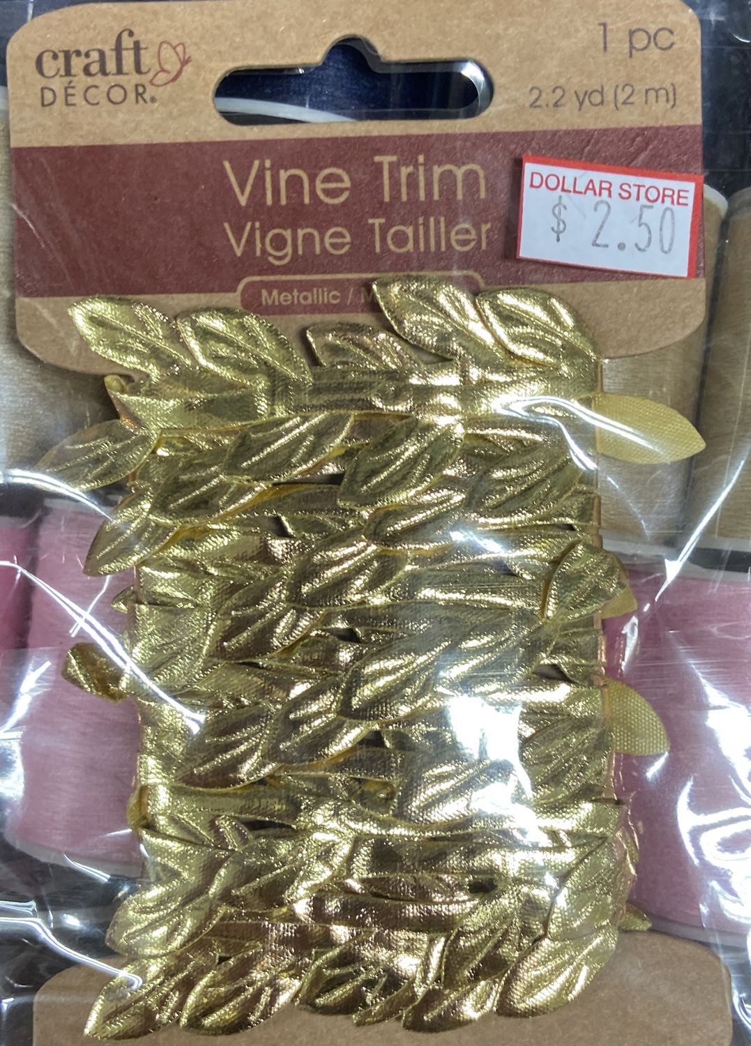 CraftDecor: Gold Vine Trim