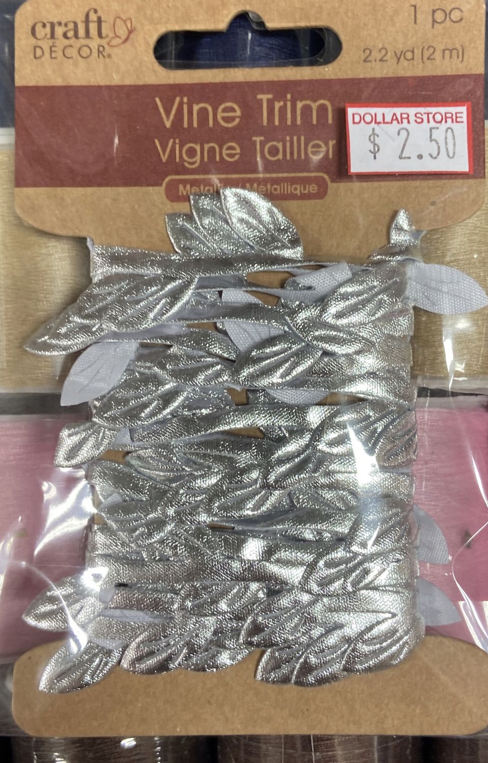 CraftDecor: Silver Vine Trim