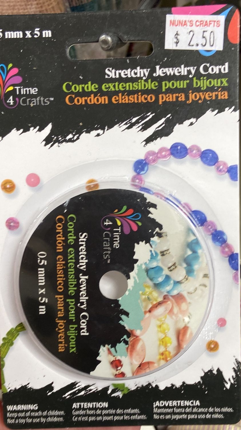 Time 4 Crafts Stretchy Clear Jewelry Cord