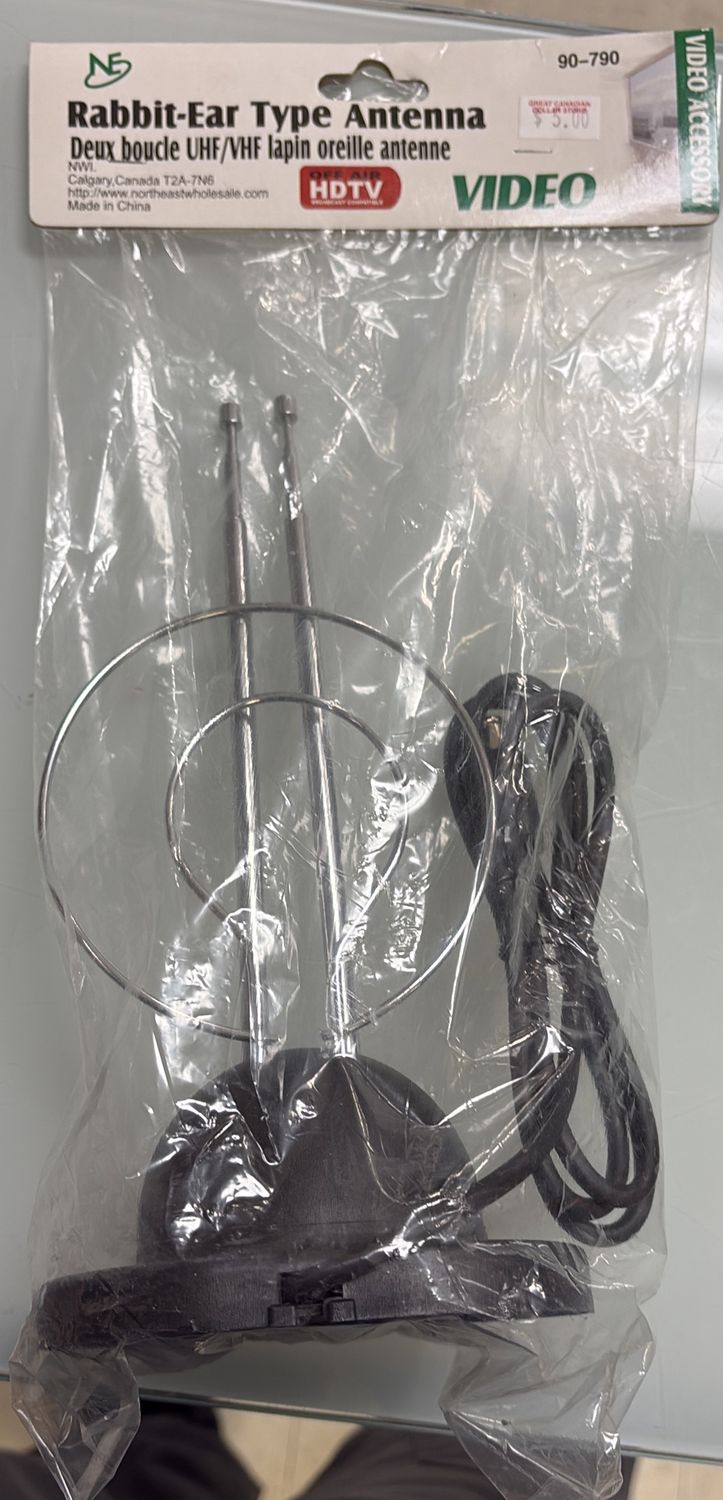 Rabbit ear type antenna