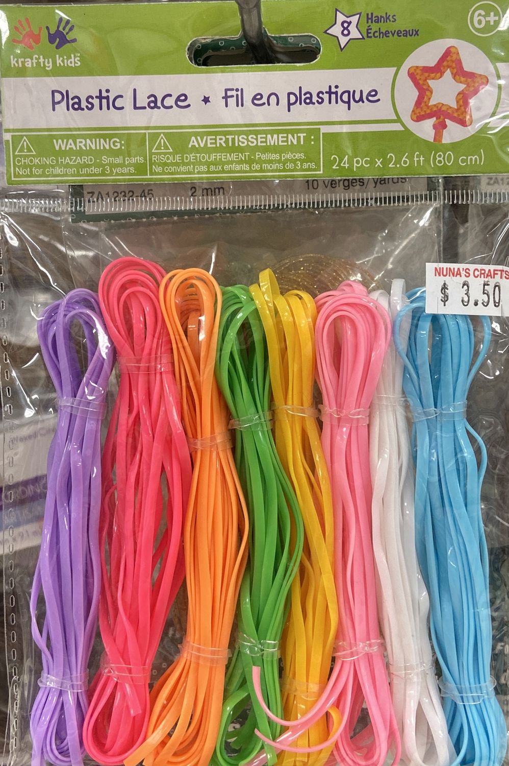 MultiCraft: 8x Pastels Plastic Lace