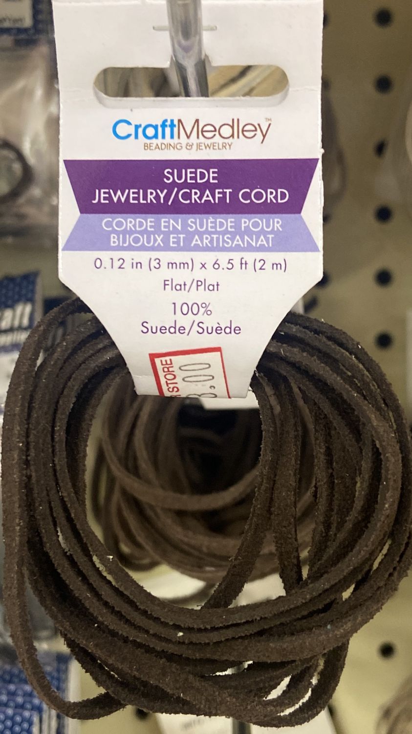 CraftMedley: Dark Brown Suede Jewelry/Craft Cord