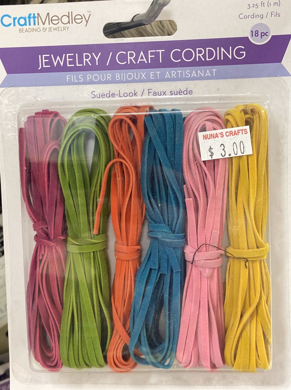 CraftMedley: Suede-Look Jewelry/Craft Cording